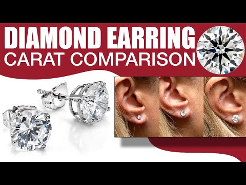 Understanding the Size of a 1/2 Carat Diamond Earring Stud for Your Perfect Look